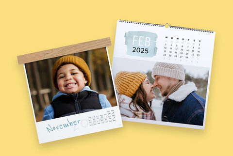 Foto Wandkalender Quadratisch